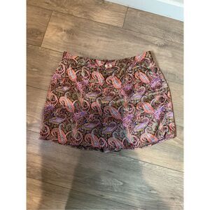 Christian Dior Monseir Vintage Paisley Silky House Shorts